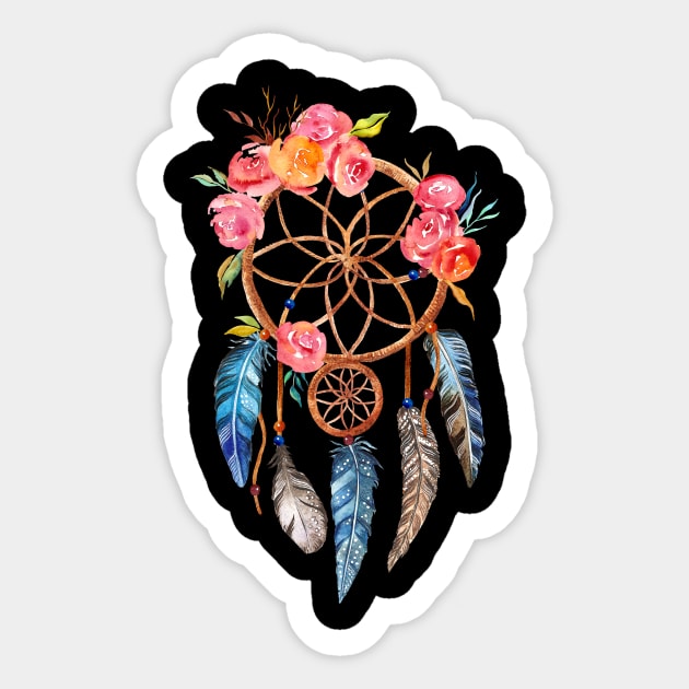 Image: Watercolor, Dreamcatcher Sticker by itemful